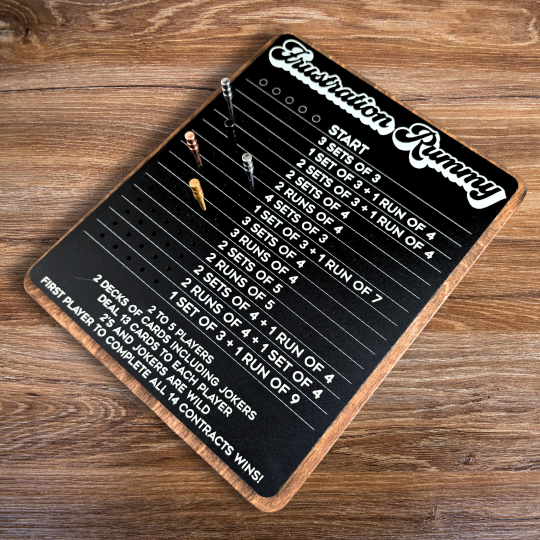 Frustration Rummy Game Board