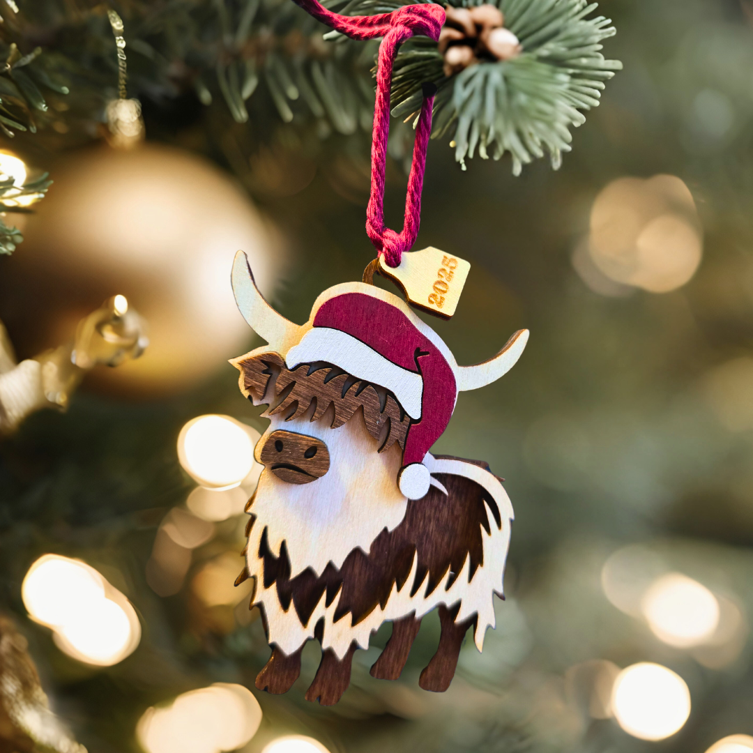 Highland Cow Ornament