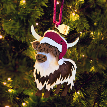Highland Cow Ornament