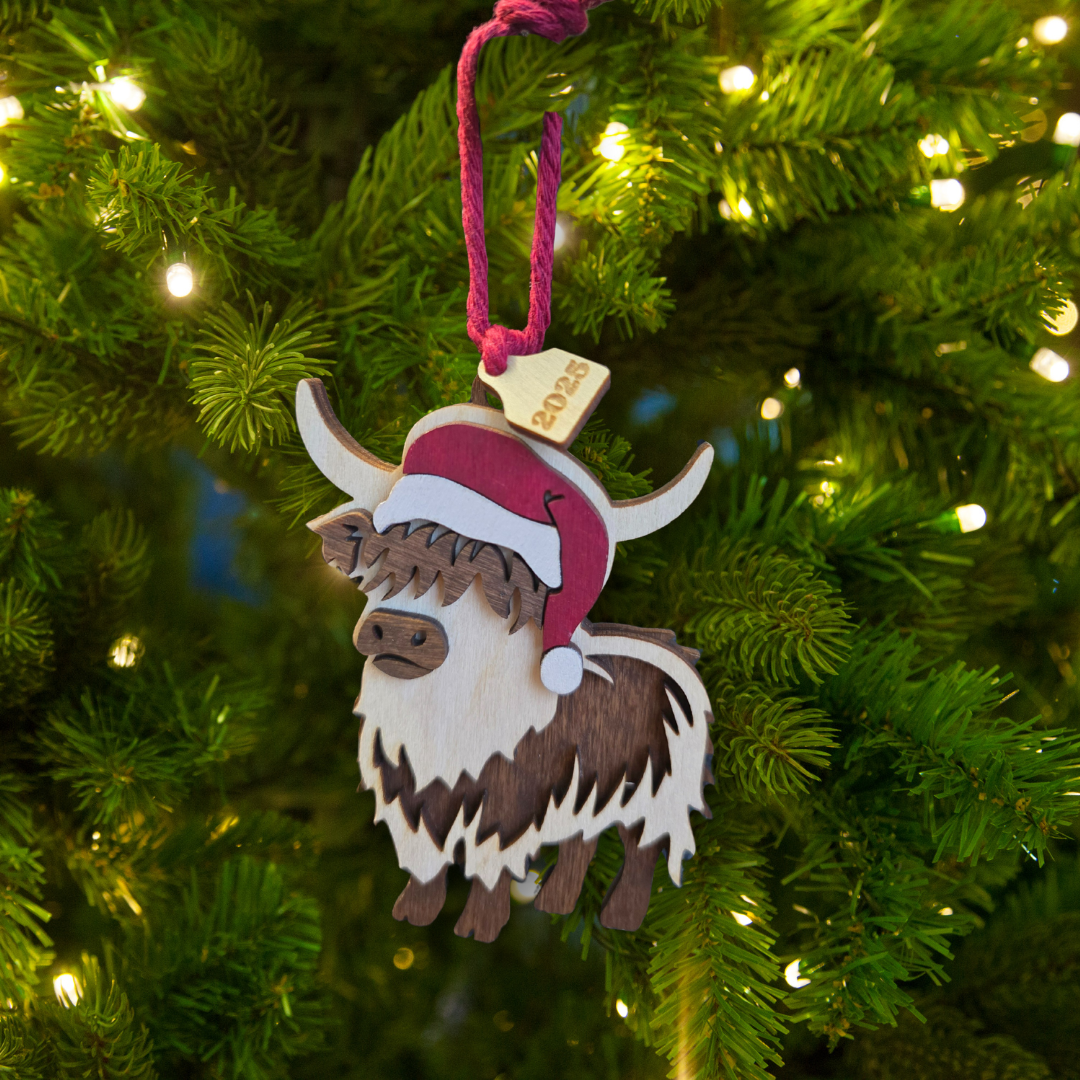 Highland Cow Ornament
