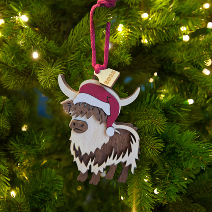 Highland Cow Ornament