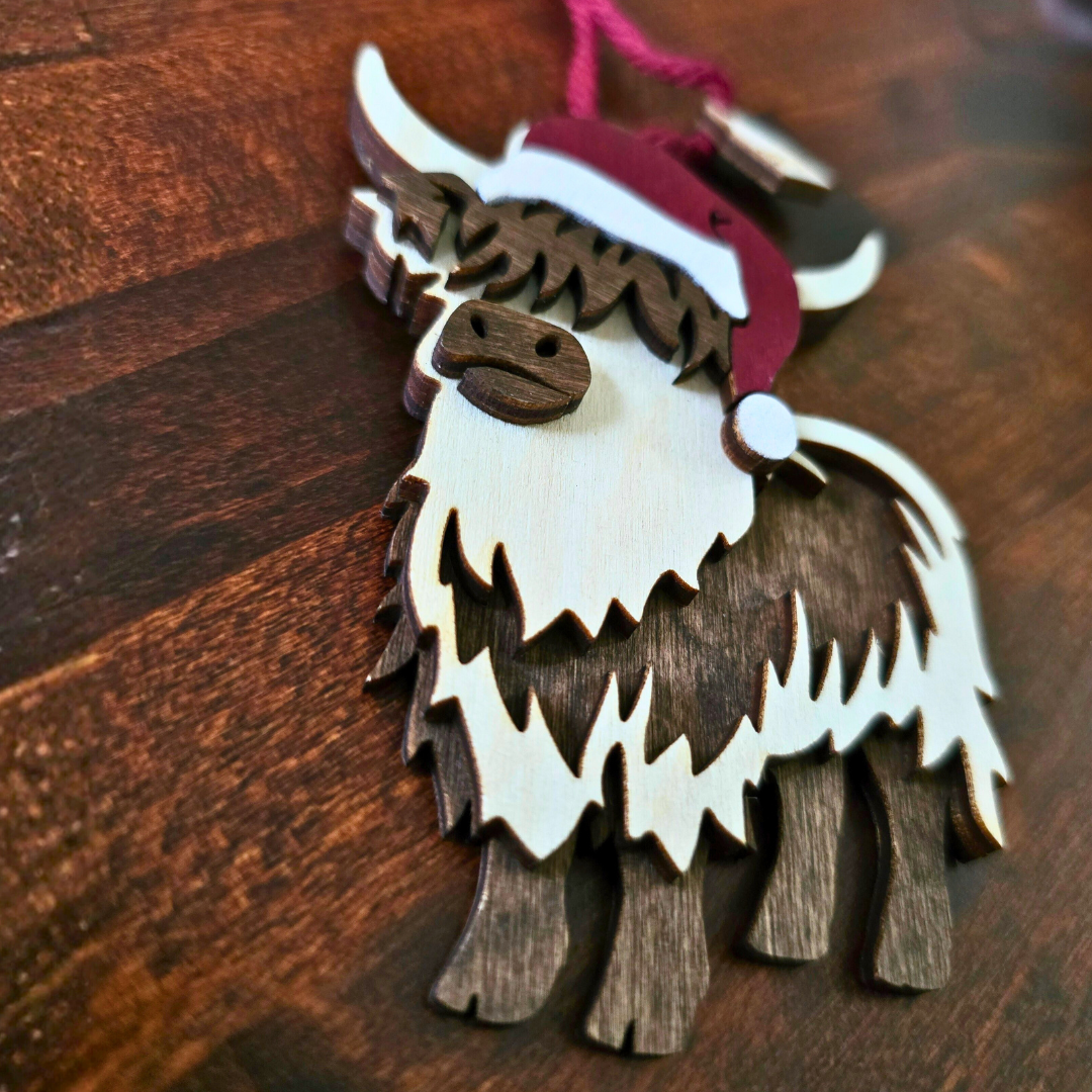 Highland Cow Ornament