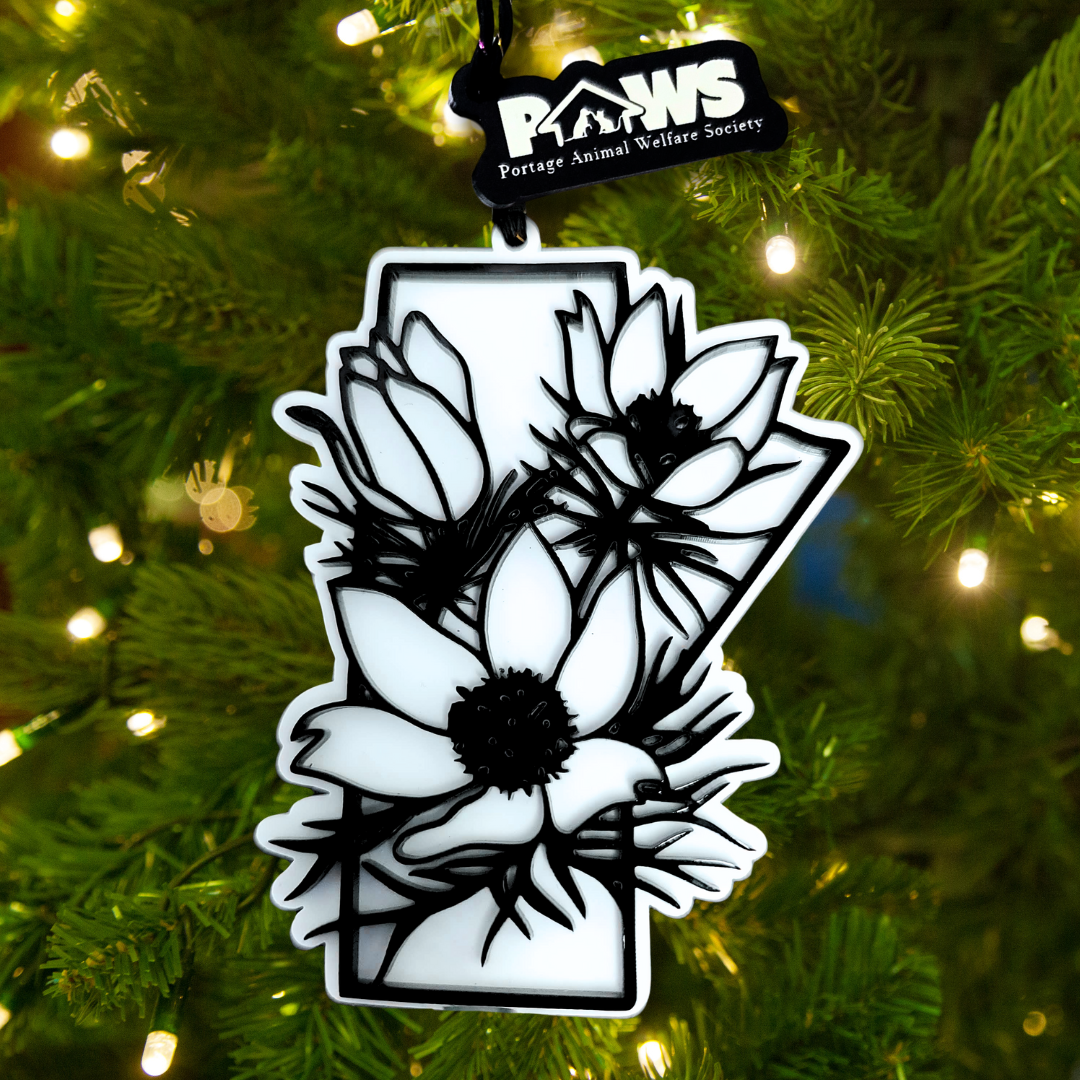 PAWS Manitoba Crocus Ornament