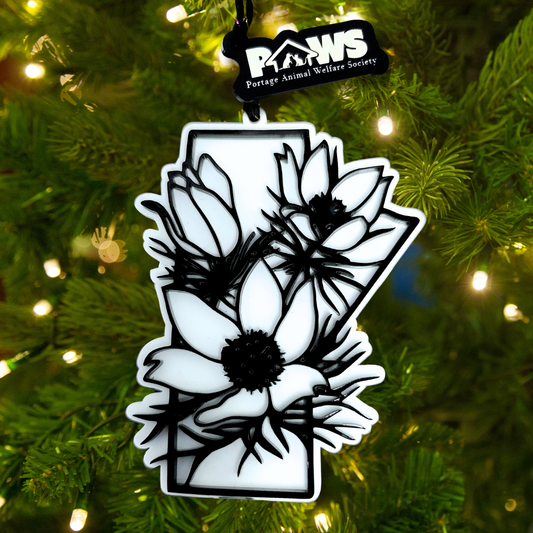 PAWS Manitoba Crocus Ornament