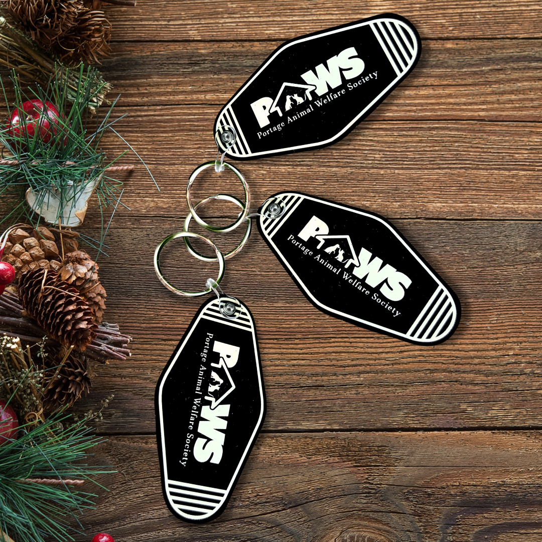 PAWS Logo Acrylic Keychain