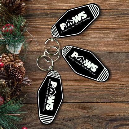 PAWS Logo Acrylic Keychain