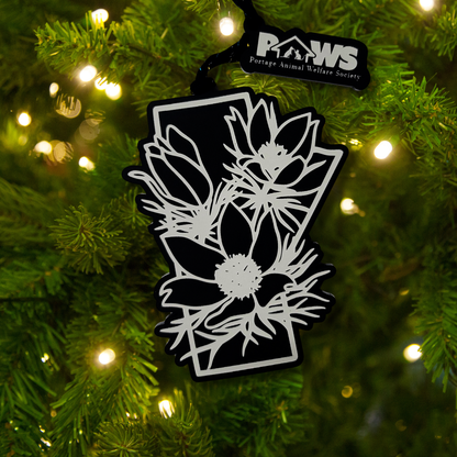 PAWS Manitoba Crocus Ornament