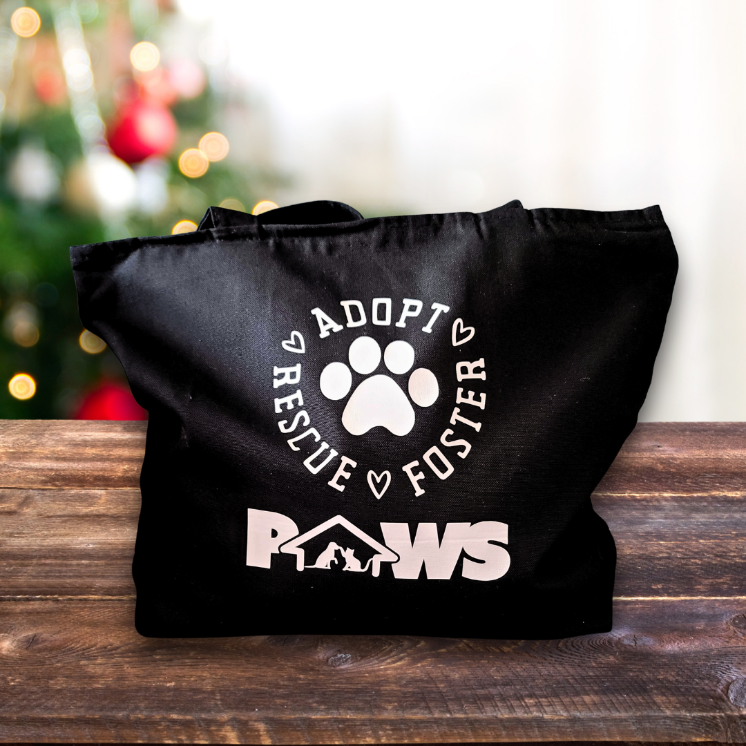 PAWS Zippered 25L Tote Bag