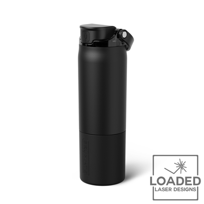 Laser engraved Brumate Rise water bottle with custom engraving | Loaded Laser Designs