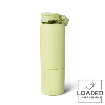 Laser engraved Brumate Rise water bottle with custom engraving | Loaded Laser Designs