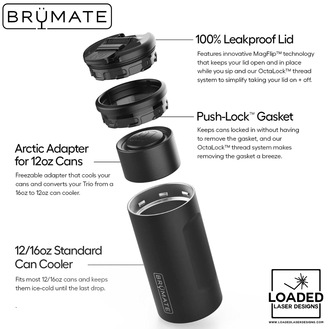 Brumate Hopsulator Trio - Custom Laser Engraving Available