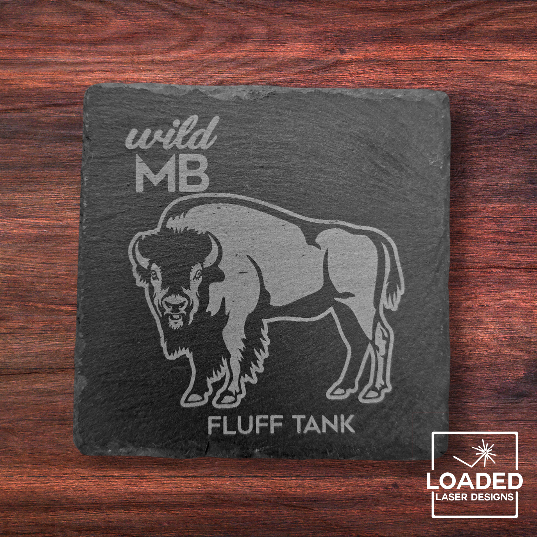 Wild MB Coasters - Natural Slate