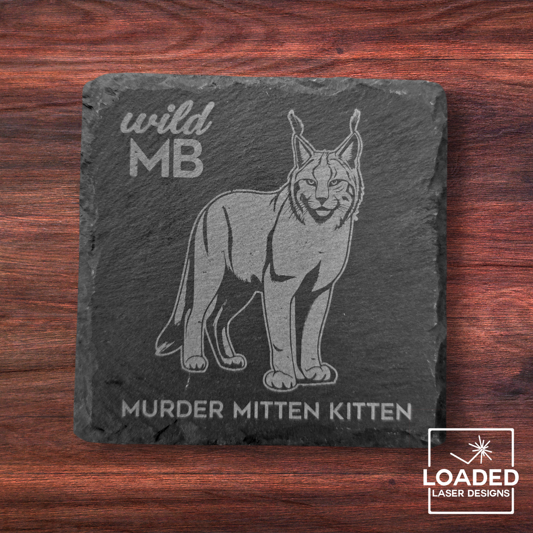 Wild MB Coasters - Natural Slate