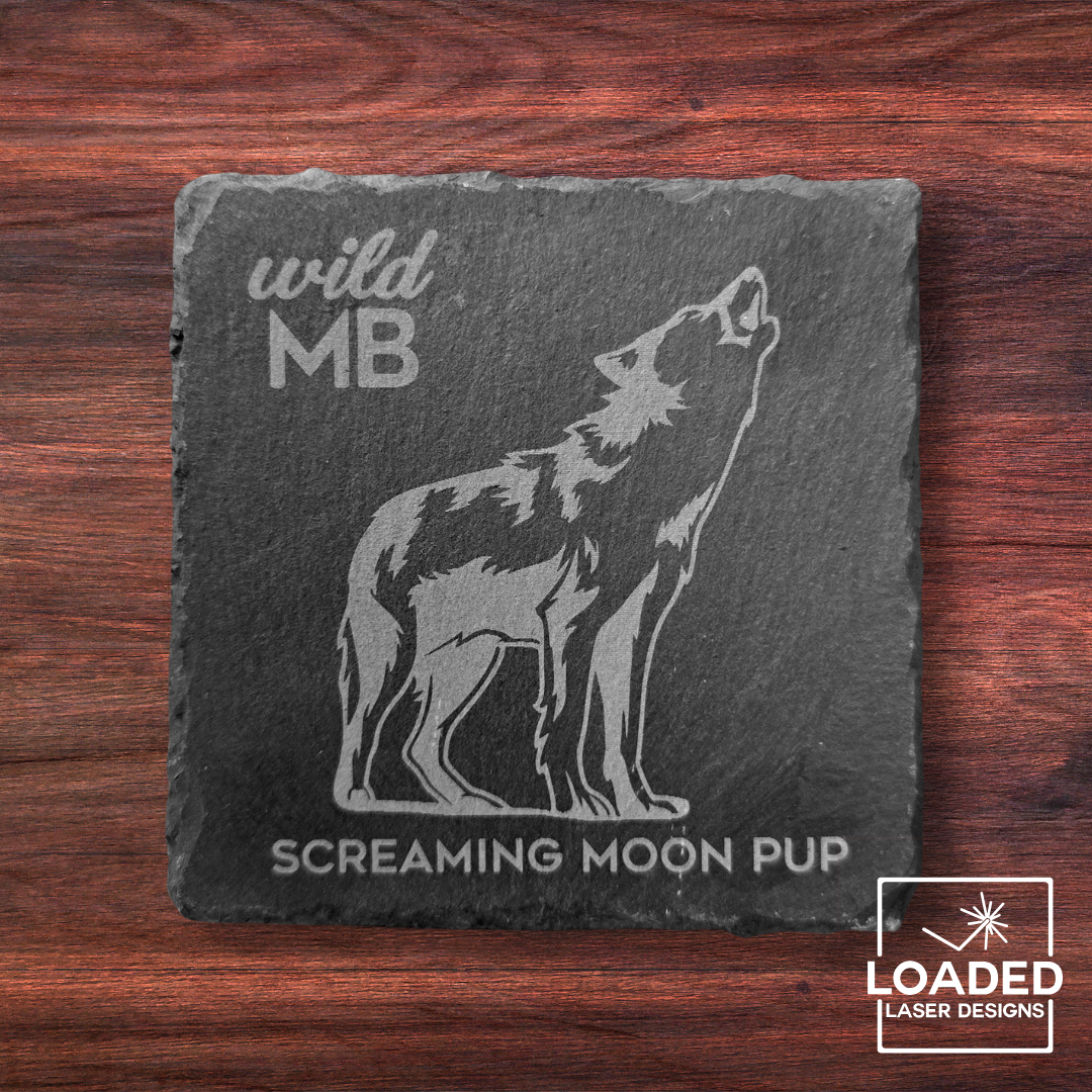 Wild MB Coasters - Natural Slate