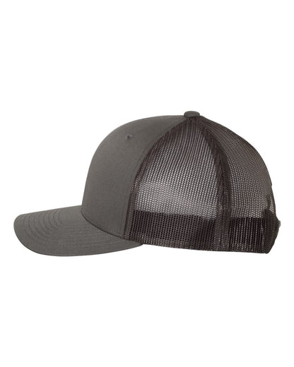 Snapback Trucker Hat - Custom Engraved Leather Patch Available