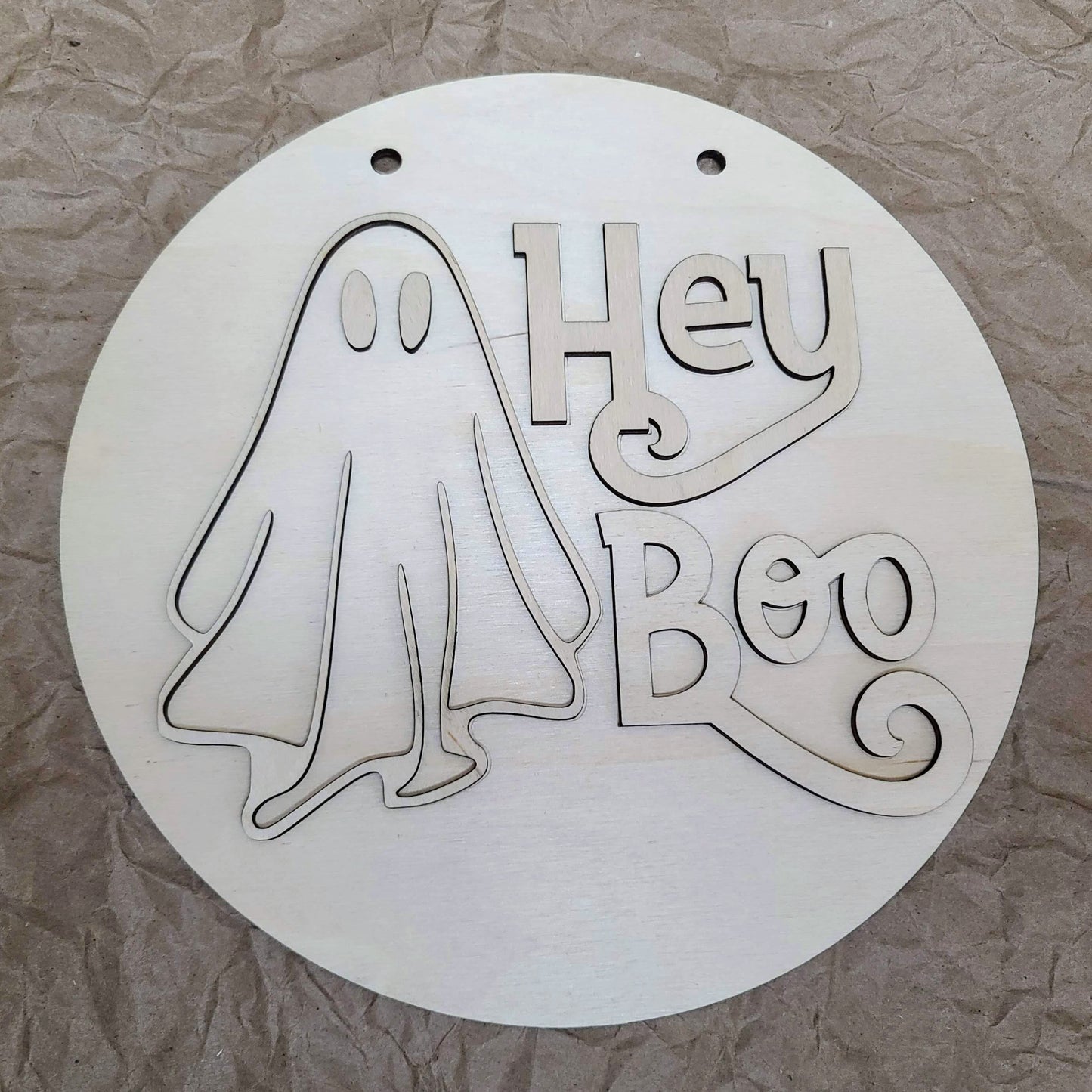 Halloween DIY Sign Kit - Hey Boo