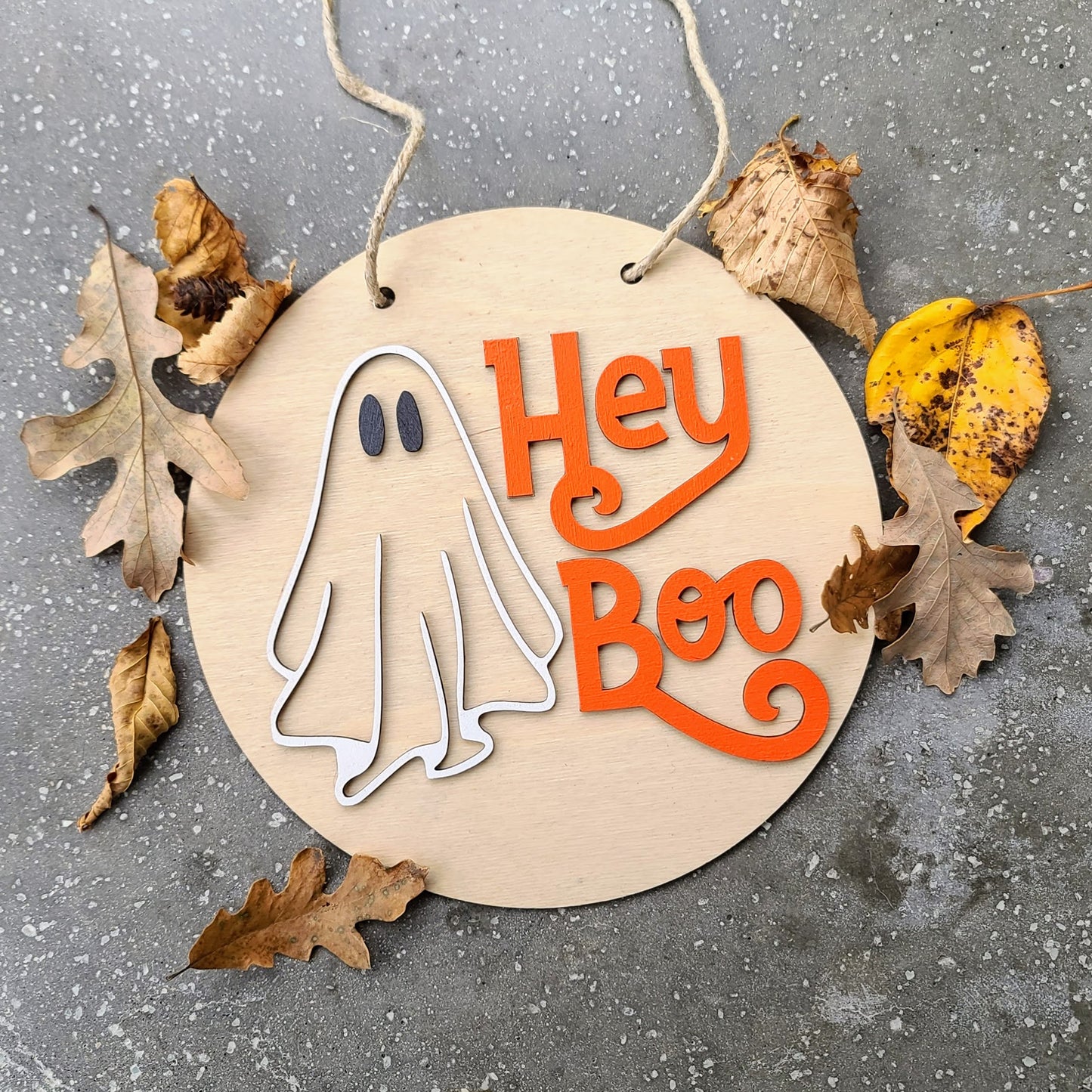 Halloween DIY Sign Kit - Hey Boo