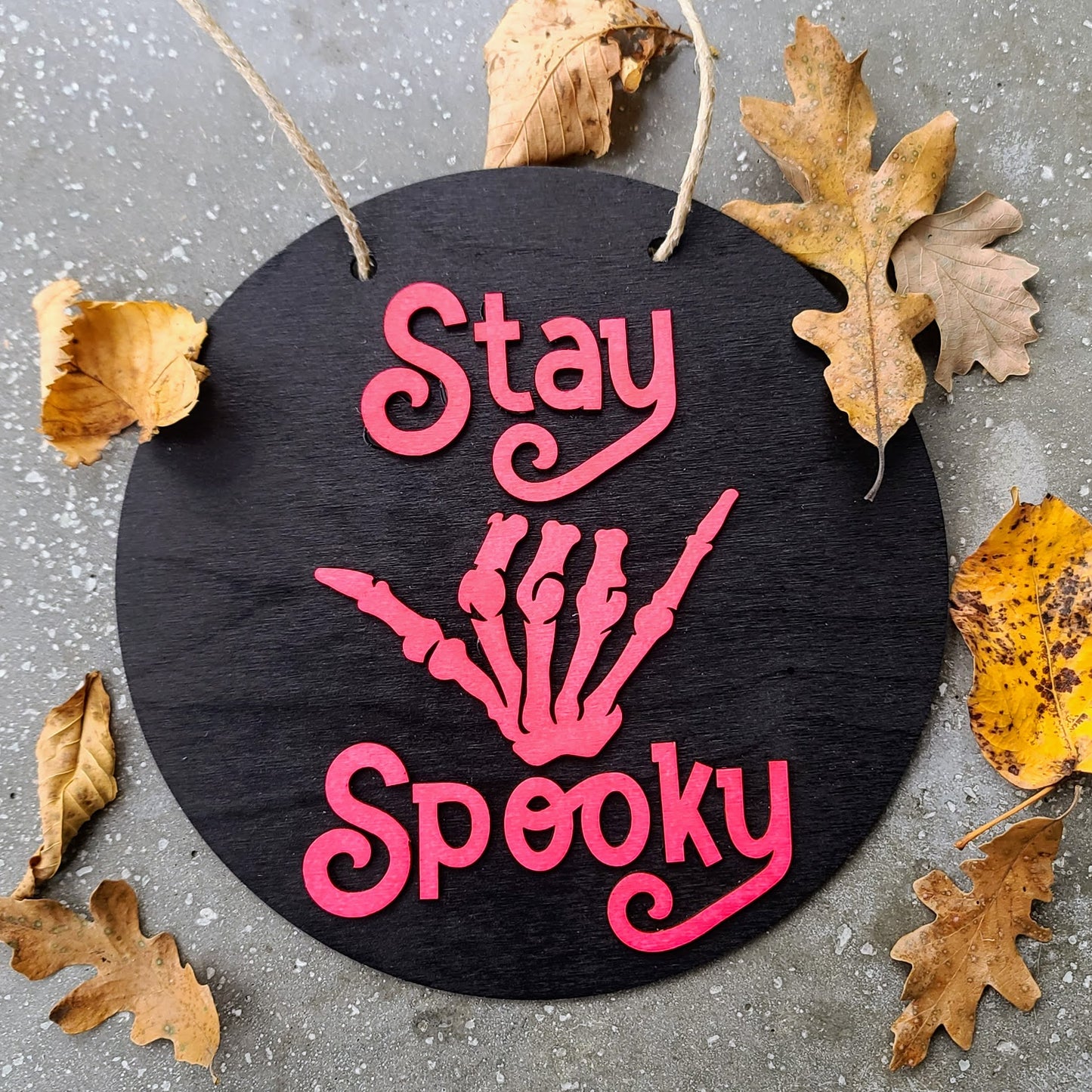 Halloween DIY Sign Kit - Stay Spooky - Skeleton