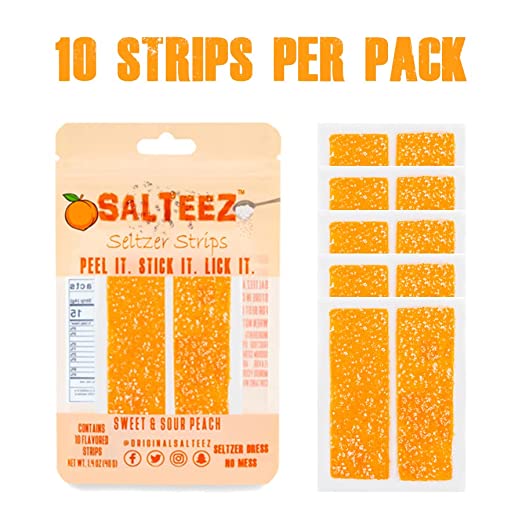 Sweet & Sour Peach - Salteez Beer Salt Strips