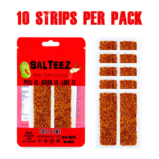 Chili Lime Salt - Salteez Beer Salt Strips