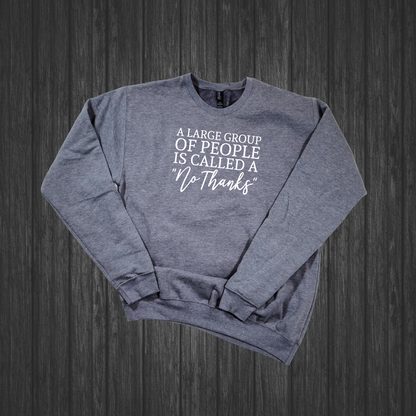 A Large Group of People - Introvert Crewneck Sweatshirt