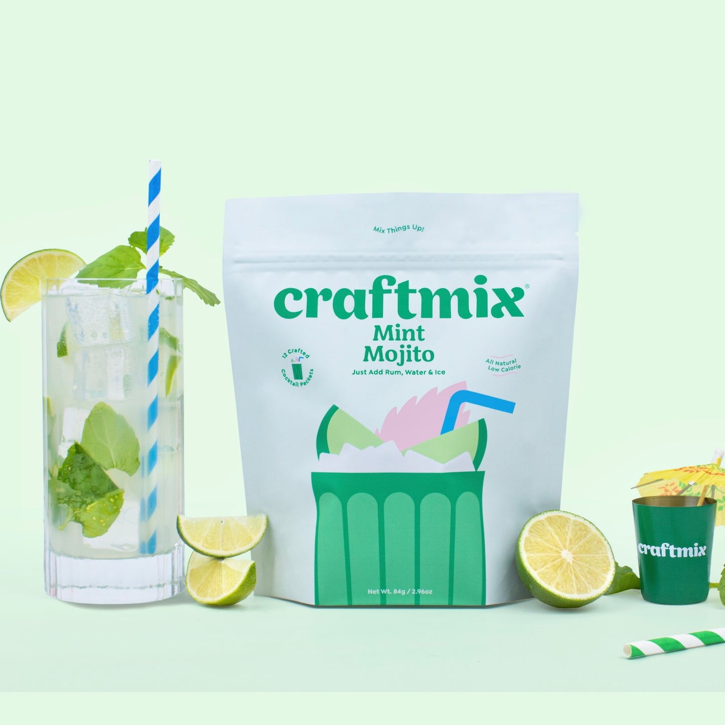 Craftmix - Mojito Cocktail Mixers - 12 Pack